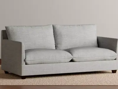 Melange Grey Sofa 3D model
