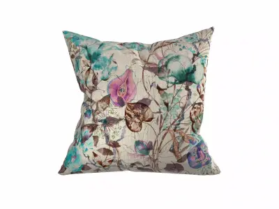 Floral Pillow 2 3D model