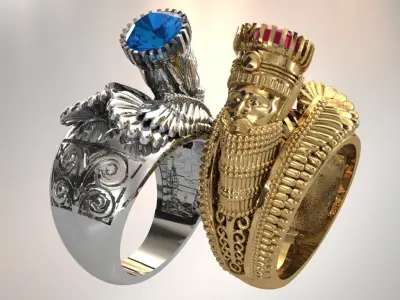 Forouhar ring 3D print model