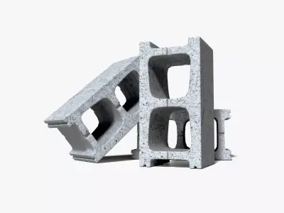 Concrete Masonry Unit 3D model