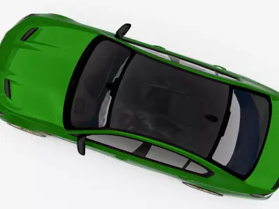 BMW M5 CS 2022 Low-poly 3D model
