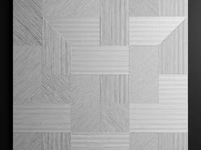 Wooden panels 3 3D model