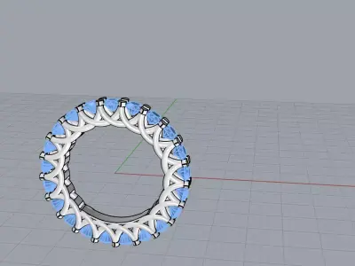 gold ring 3D print model