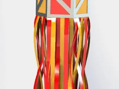 Diwali Lantern reference model Free 3D model