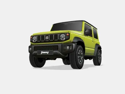 Suzuki Jimny 2019 Low-poly 3D model
