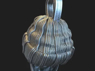 Skull pendant jewelry Gangster vol1 3D print model