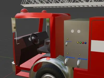 Fire Truck 3D model