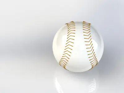 Baseball Ball 3D model