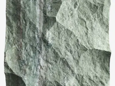 436-RockPanel rock wall art 3D model