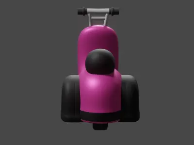 scooter Free low-poly 3D model