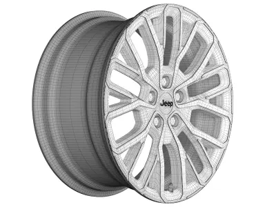 Jeep Grand Wagoneer rim 3D model