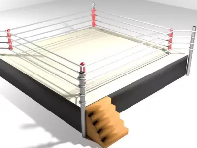 Ring Arena - 4 sided 3D model