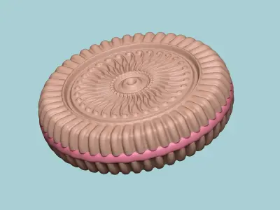 Cookie Mould 20 - Biscuit Silicon Molding 3D print model
