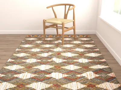 Rugs No 525 Low-poly 3D model