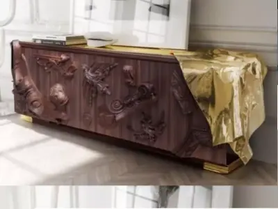 unique sideboard buffet modern greek element 3D model