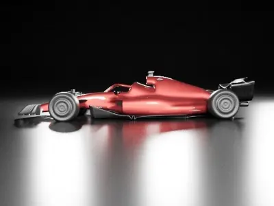 F1 Racing Car 3D model