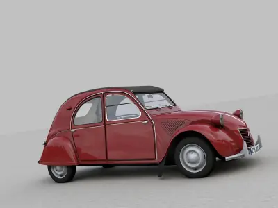 CITROEN 2CV AZ 1957 3D model