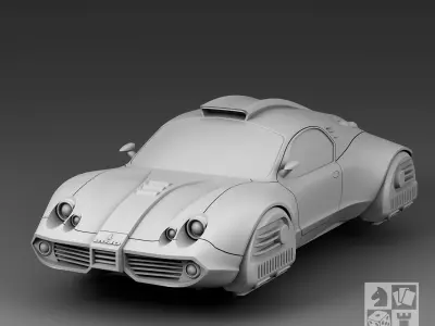 Futuristic Car - Bojo 3D print model