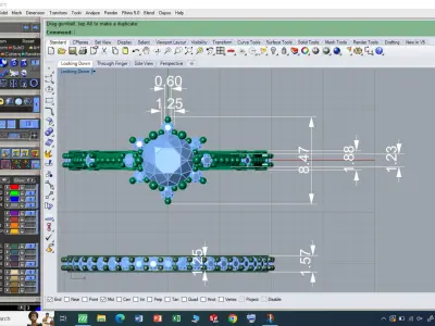 Soulier Ring 3D print model