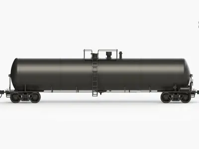 30 000 Gallon Tank Car - H0 scale 3D print model