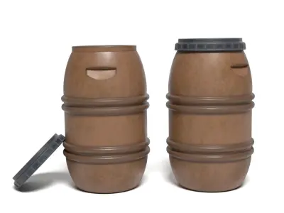 Cargo Storage Barrel 1-18 scale Kenner Hasbro Free 3D print model