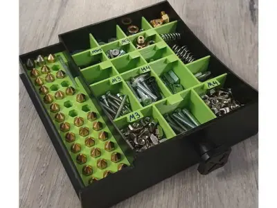 Ender 3 Tray Nozzle Holder Organizer 3D model