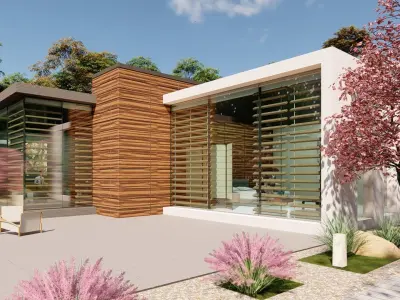 MODERN SMALL VILLA 3D model