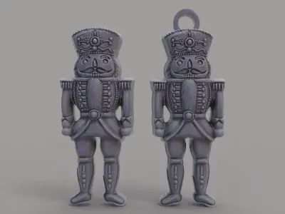 nutcracker 2 tree decor  3D print model