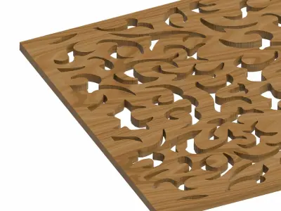 Decorative panel STL 3D model 41