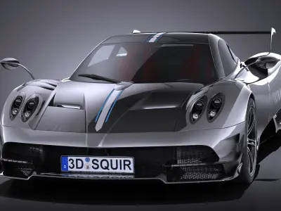 Pagani Huayra BC 2016 3D model