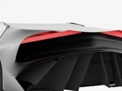 Self design muscle car in blender 3D model