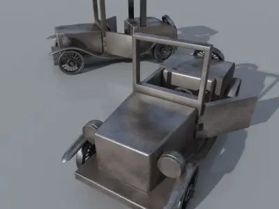 Toys old cars Free 3D model