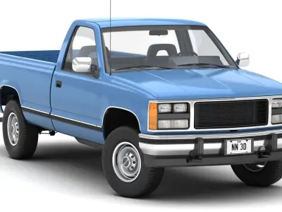 GENERIC PICKUP TRUCK 23 3D model