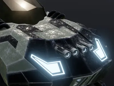 Game Car Low poly Low-poly 3D model