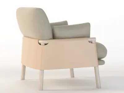 EJ 880 Savannah Erik Jorgensen Armchair By Monica 3D model