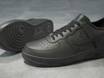 Nike Air Force 1 low collection 3D Model Pack