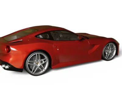 BF12 Sport car  3D model