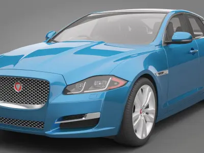Jaguar XJ 3D model