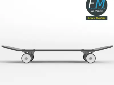 Skateboard 3D model 6
