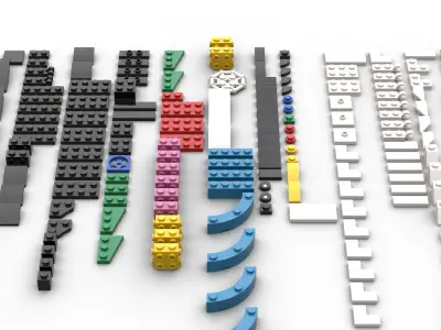 TwindBricks3D - 40498 Christmas Penguin 3D print model