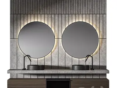 Luxury Bathroom 306 3D model