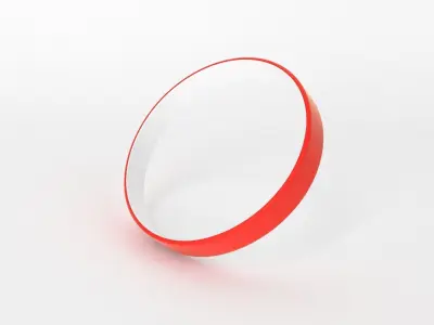 Wristband orange ring 3D model