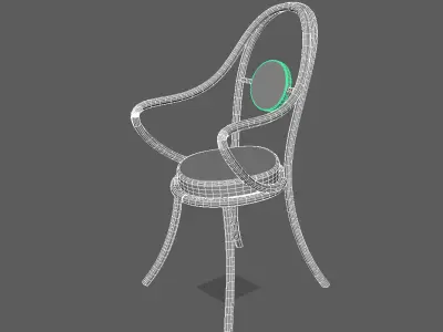 Chair Low-poly 3D model get