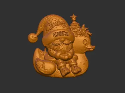 sanda with duck decor  3D print model