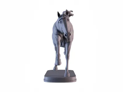 Horse Running 3D print model