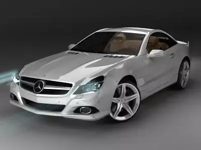 mercedes SL 2009 3D model