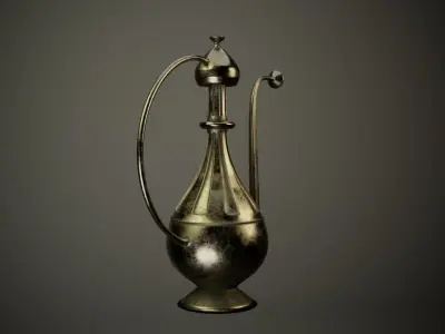 old antique decor Low-poly 3D model