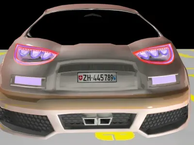 Lancia concept design 3D model 3D model