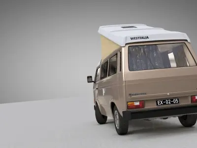 VOLKSWAGEN TRANSPORTER T3 1979 -1987 3D Model Pack