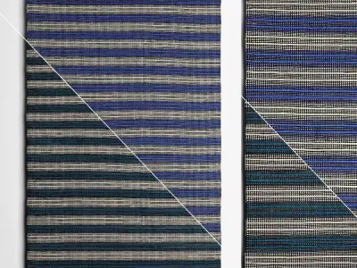 Sachi Stripe Rugs 3D model